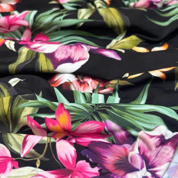 Agua Green Floral Shirred Shape + Style One Piece Swimsuit - Picture 7 of 8